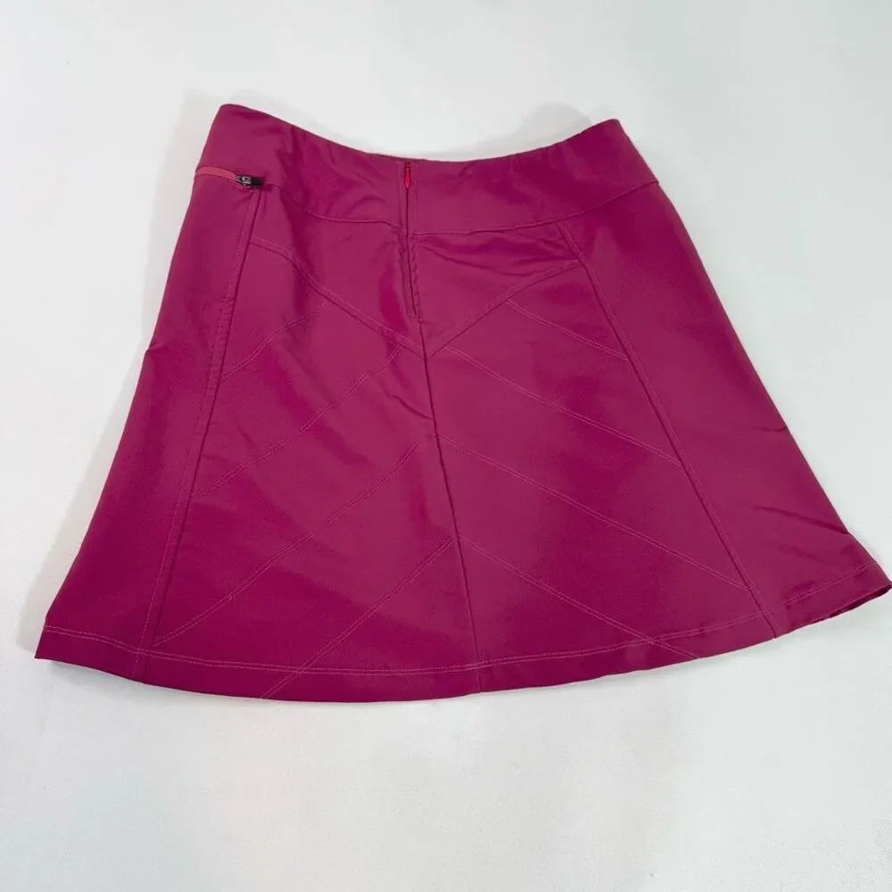 Adventure‎ Mini Skirt Womens 2 Pink Fuschia Tennis Pocket Back Zip Activewear
